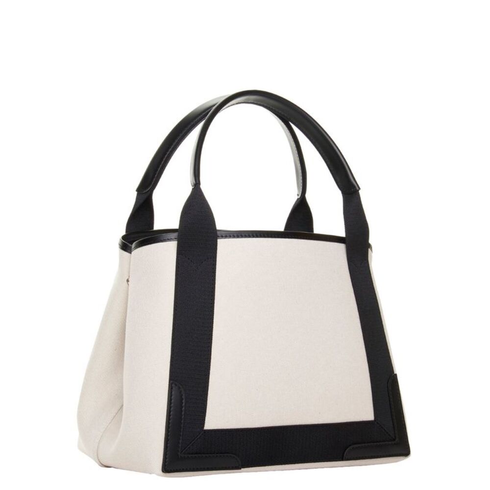 Balenciaga Bicolor Canvas Tote Women's Bag - Picture 2 of 4